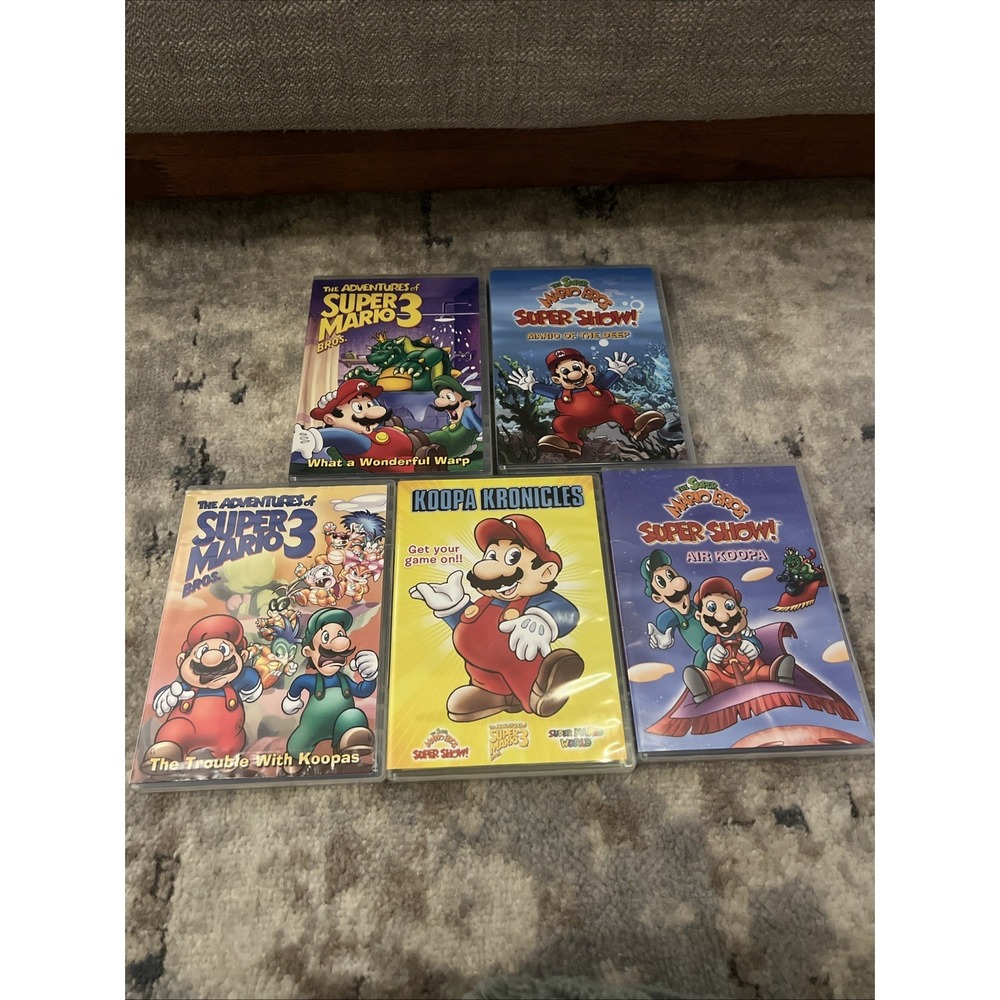 The Super Mario Bros "Super Show" Loops  Super Mario 3 Lot Of 5